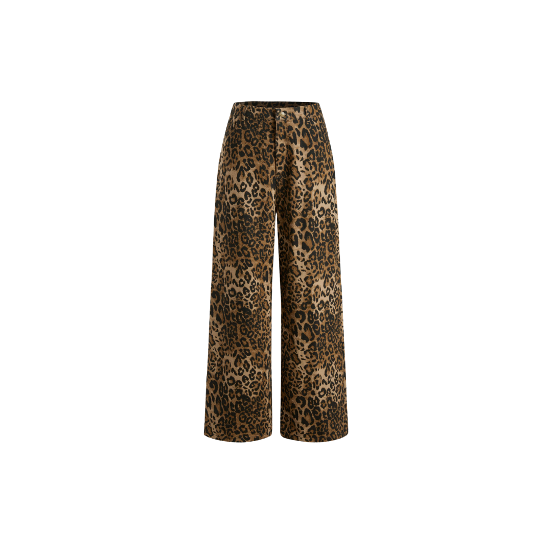 WildStride - Damen-Jeans mit Tierfellmuster