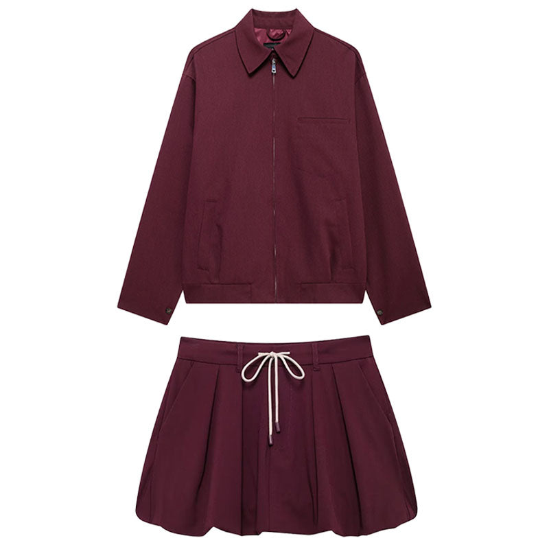 Burgundy Elegance Set