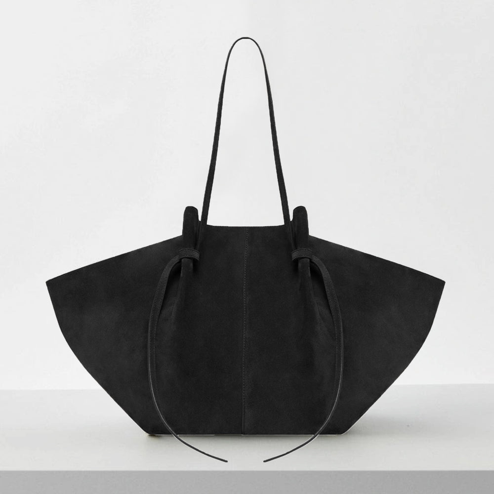 Elegante Veloursleder-Tote "Wings of Style"