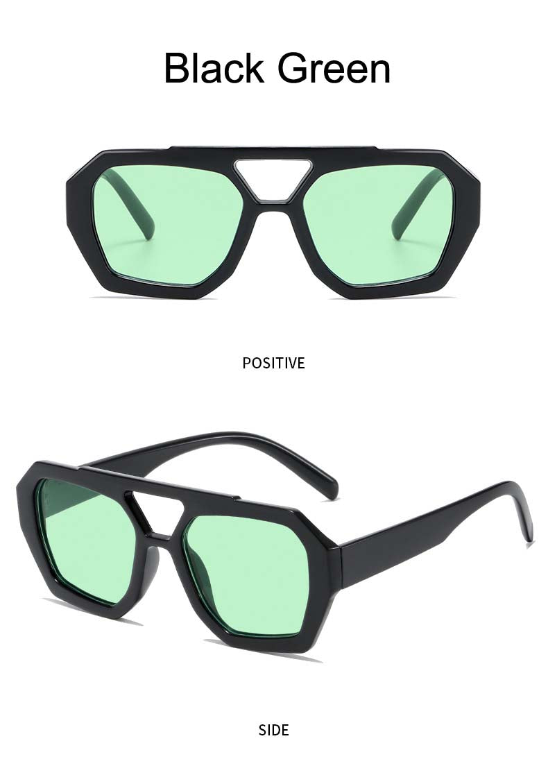 Retro Square: Trendige quadratische Brille in vielfältigen Farben und stilvollem Gestell“