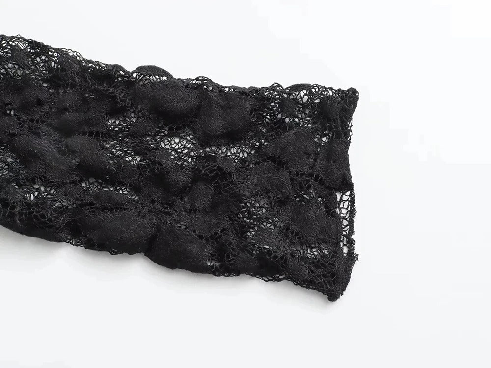 Elegant Lace Long Sleeve Bodysuit