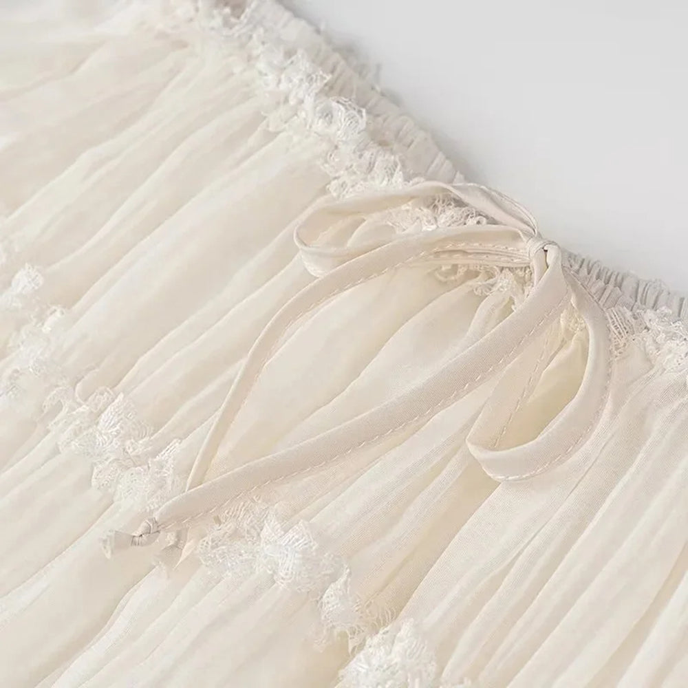 Plissee Rüschen set