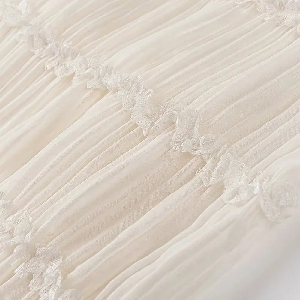 Plissee Rüschen set