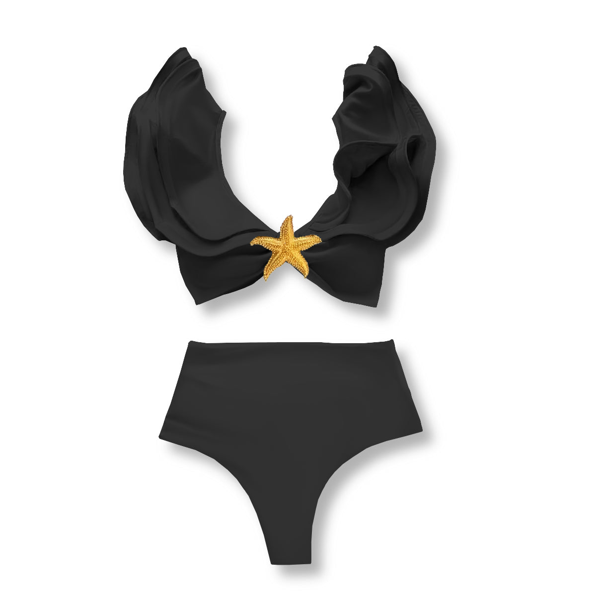 Three-Piece Bikini Set with Skirt