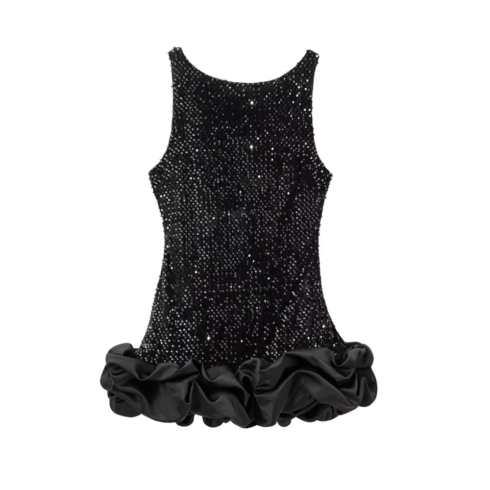 Pailletten-Kleid im Magersü-Stil