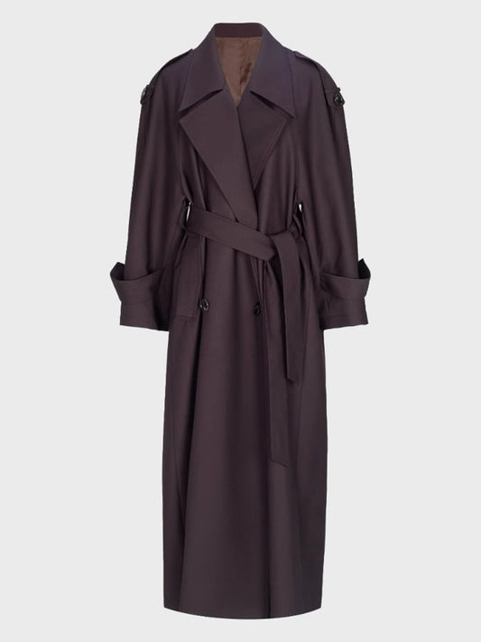 Klassischer Trenchcoat mit Gürtel