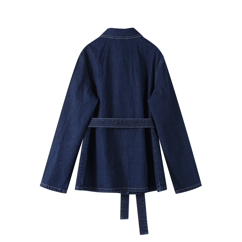 Denim Jacket and Pants Set