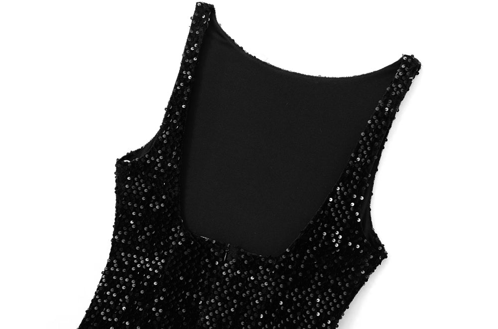 Pailletten-Kleid im Magersü-Stil