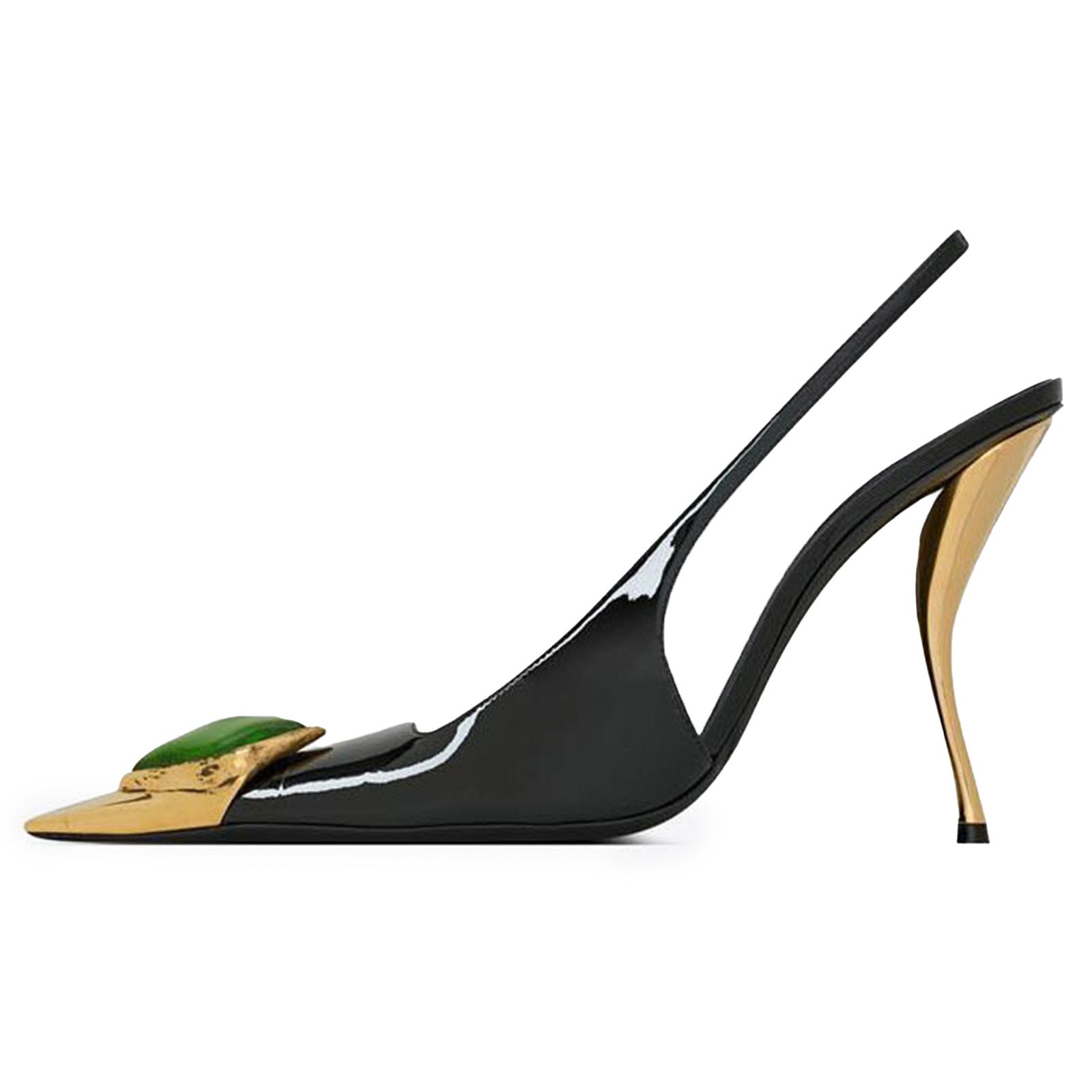 Glamouröse Sandalen mit Edelstein-Besatz