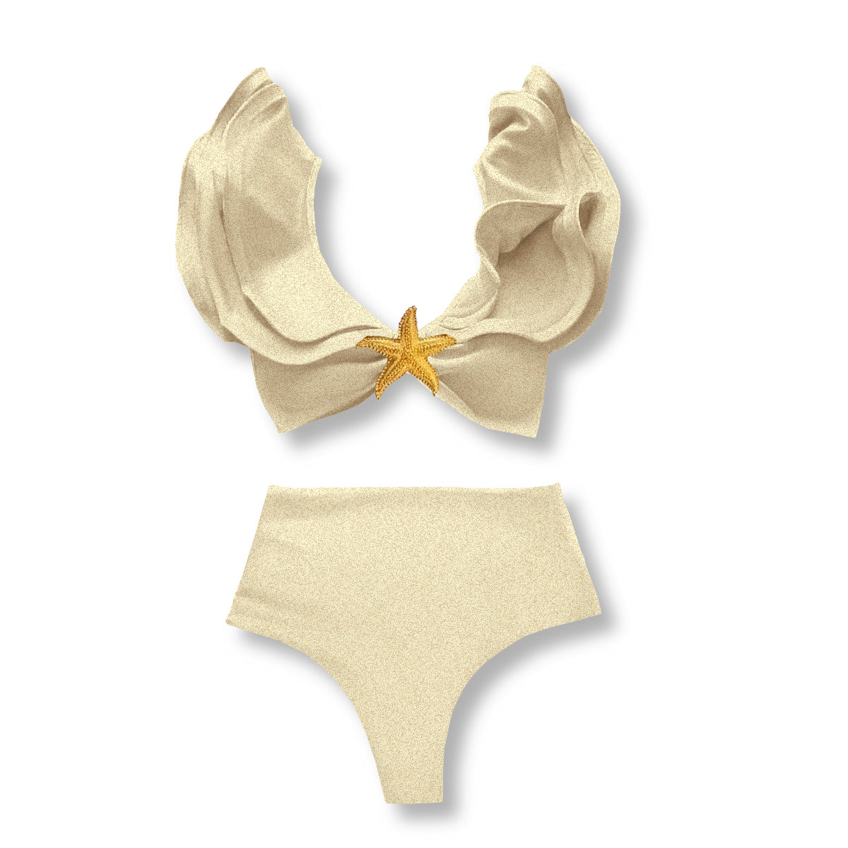 Three-Piece Bikini Set with Skirt