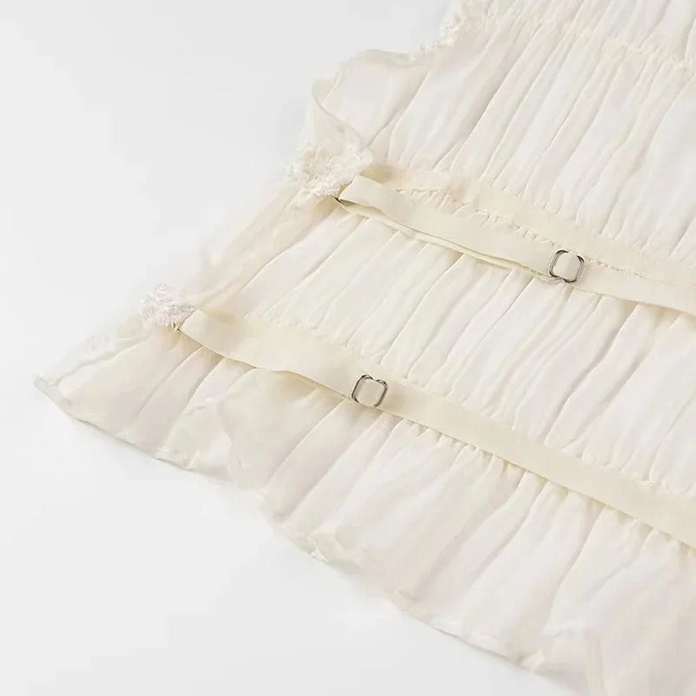 Plissee Rüschen set