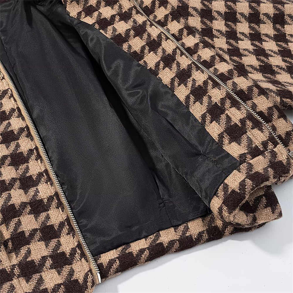 Cropped Jacke & High-Waist Shorts (Herbst-Stil)