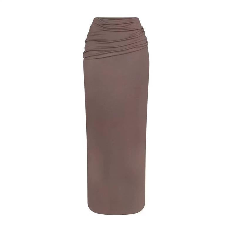 Eleganter Maxirock mit Raffungen