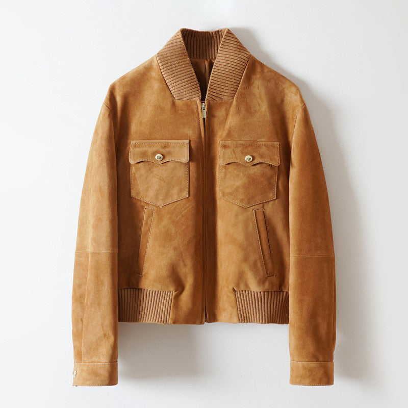 Klassische Jacke mit Stehkragen