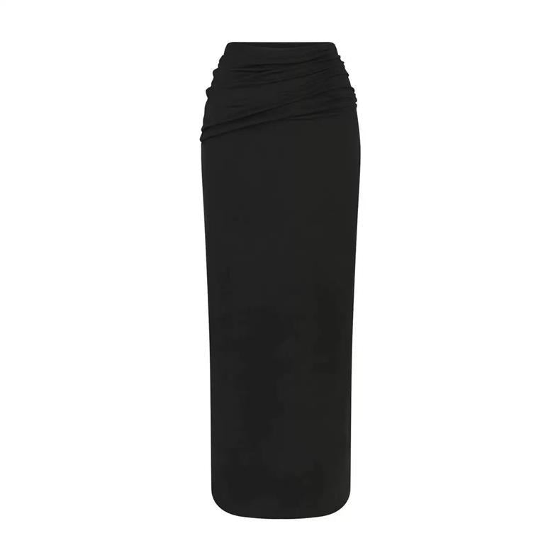 Eleganter Maxirock mit Raffungen