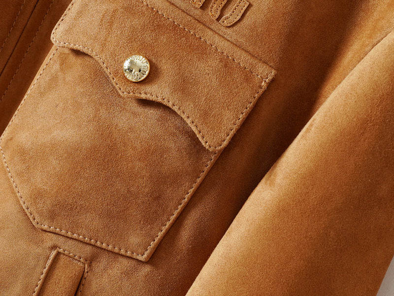 Klassische Jacke mit Stehkragen