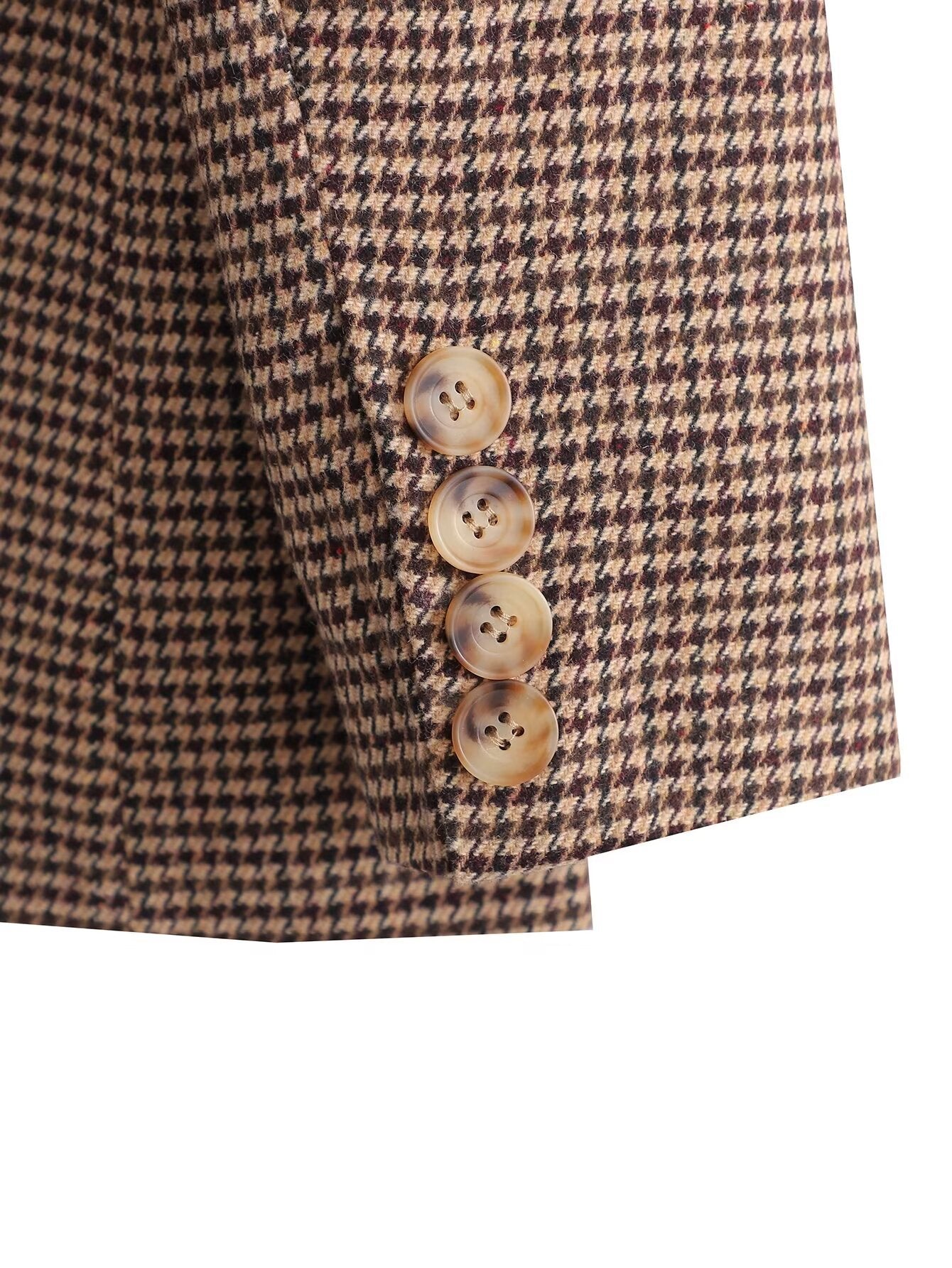 Oversized Check Blazer – Pre-Fall Statement Piece