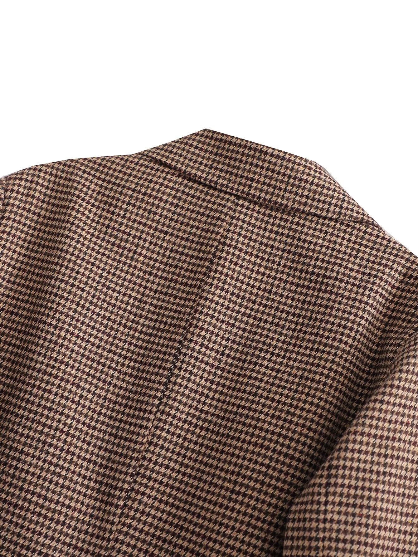 Oversized Check Blazer – Pre-Fall Statement Piece