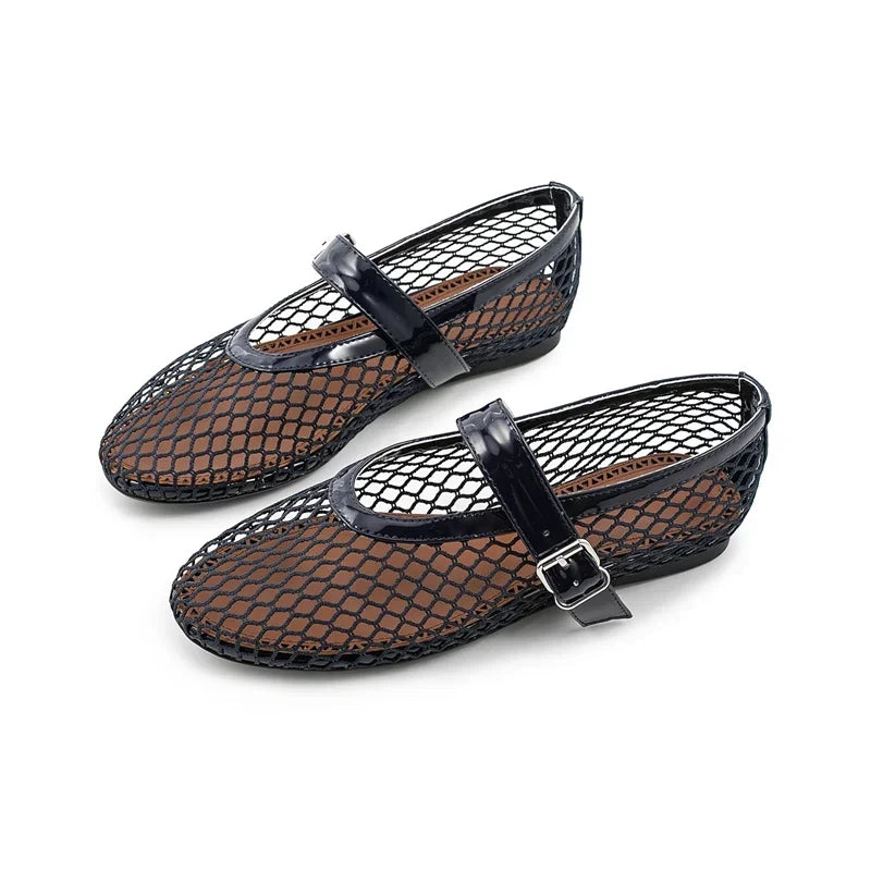 Netz Sandalen
