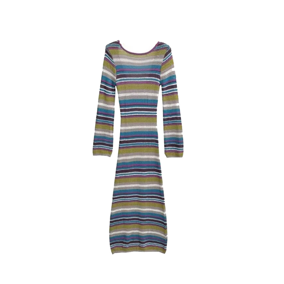 Striped Knitted Dress