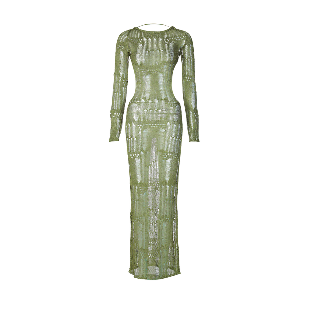 GeoGlam Strick Maxikleid