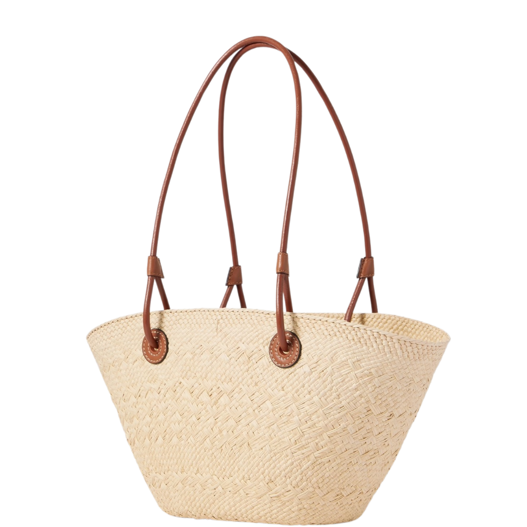 Woven Elegance - Veganes Leder Handtasche