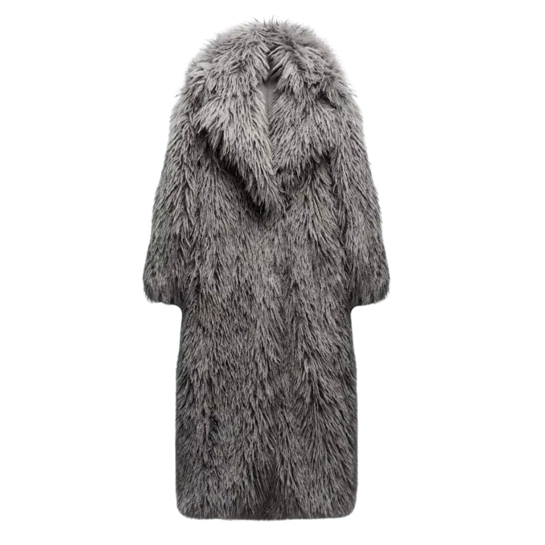 Wintertraum Faux-Fur Mantel