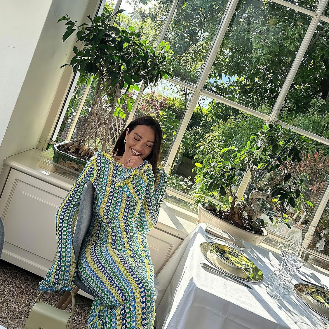 Crocheted Knitted Dress