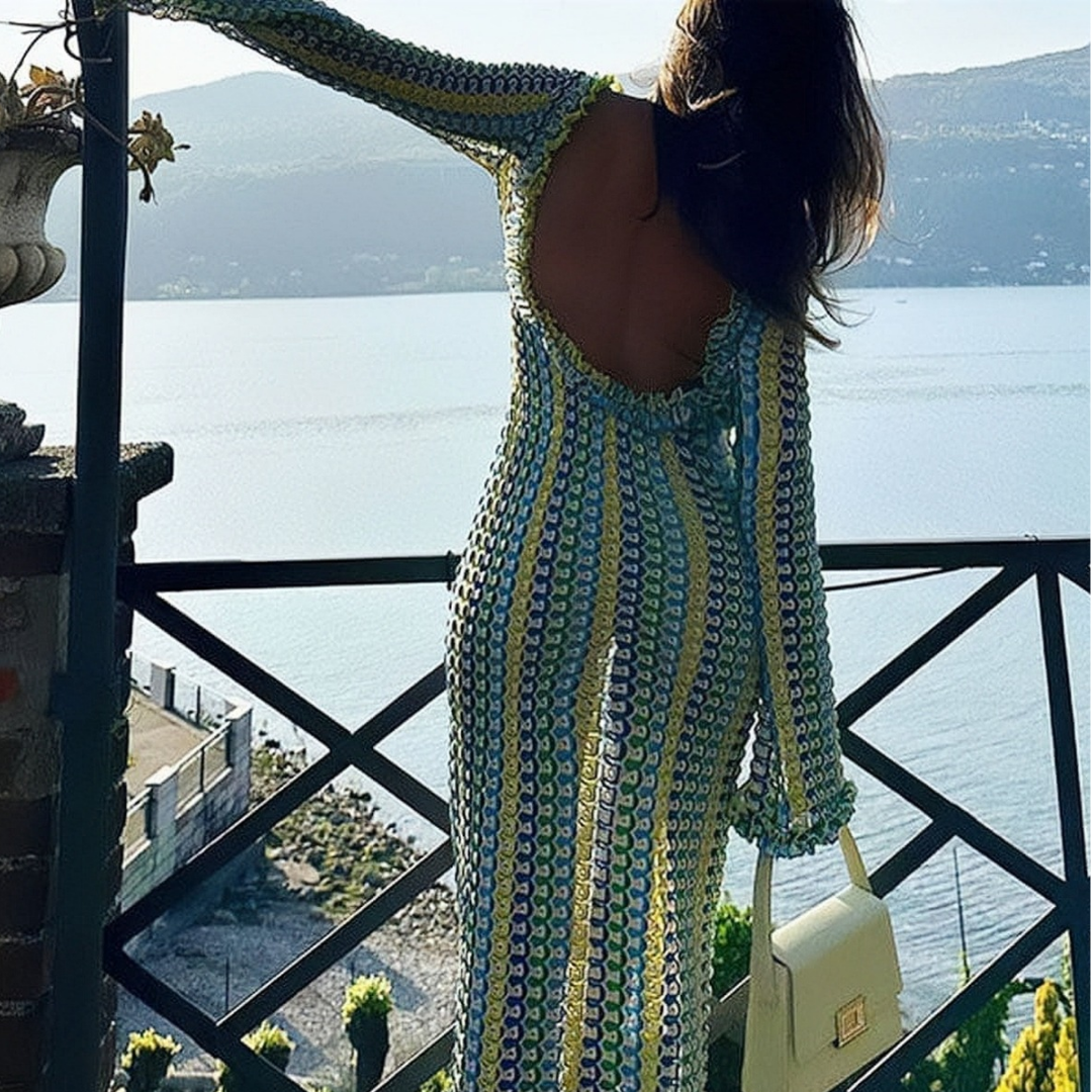 Crocheted Knitted Dress