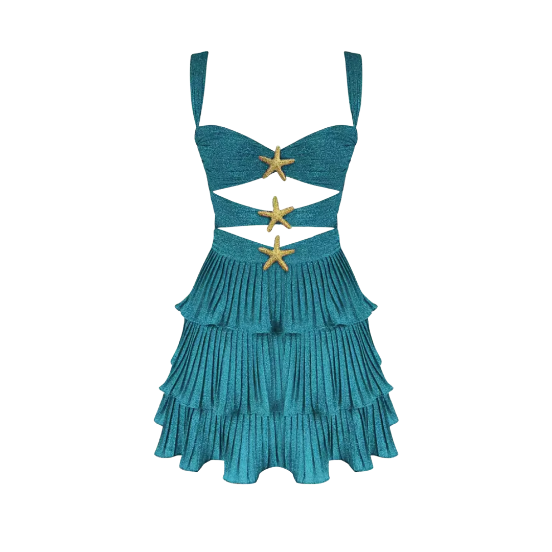 LuxeGleam - Cutout Kleid