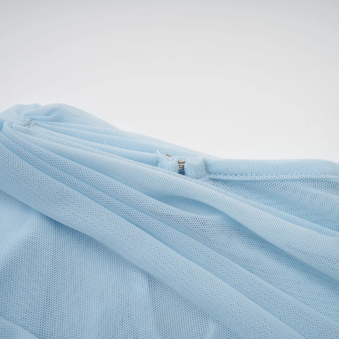 Himmelblaues Gala-Abendkleid