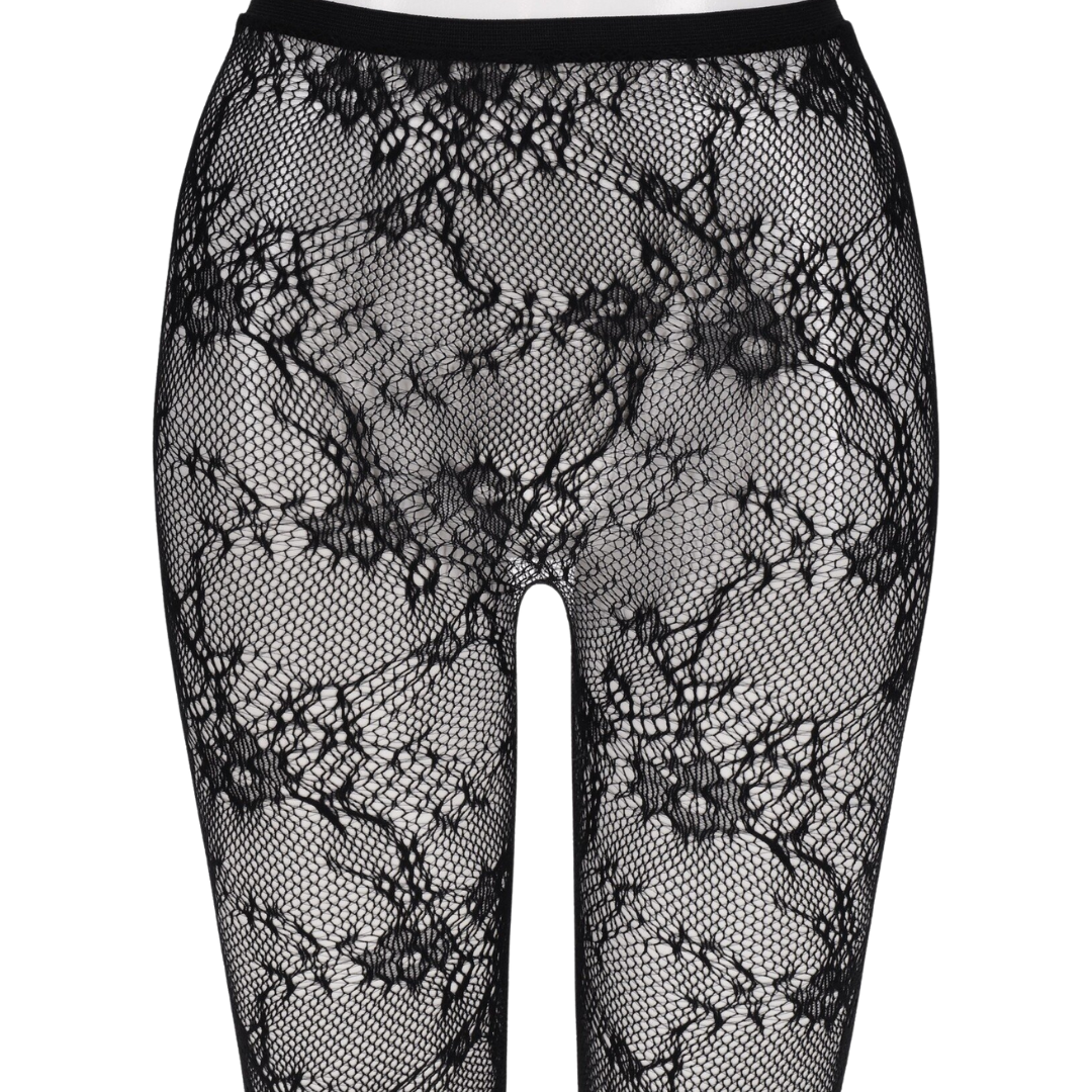 Sheer Blossom Tights