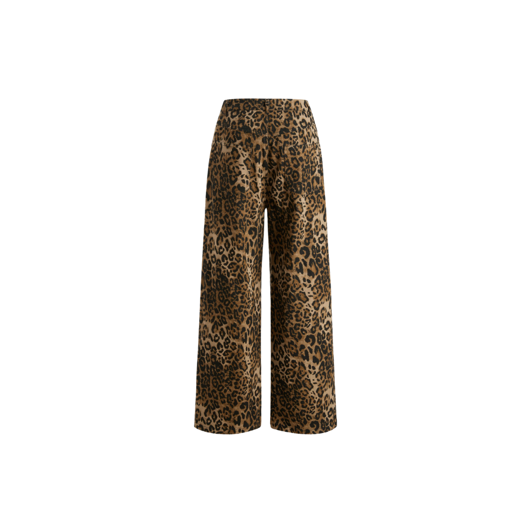 WildStride - Damen-Jeans mit Tierfellmuster