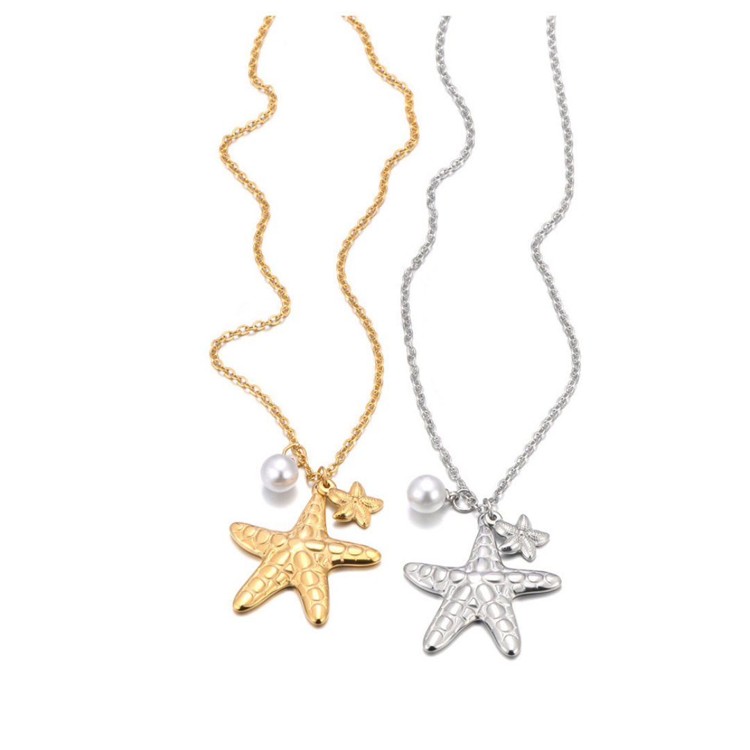 Delicate Starfish Pendant Necklace