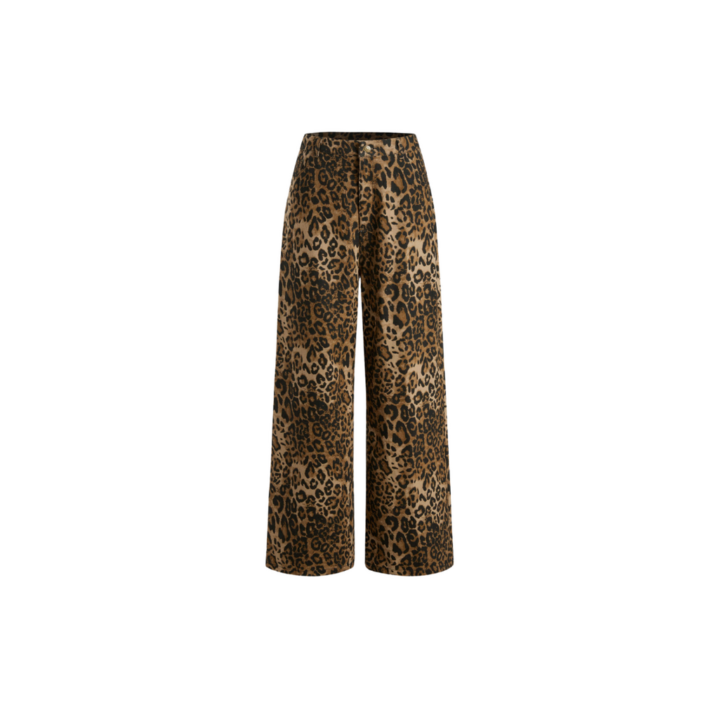 WildStride - Damen-Jeans mit Tierfellmuster