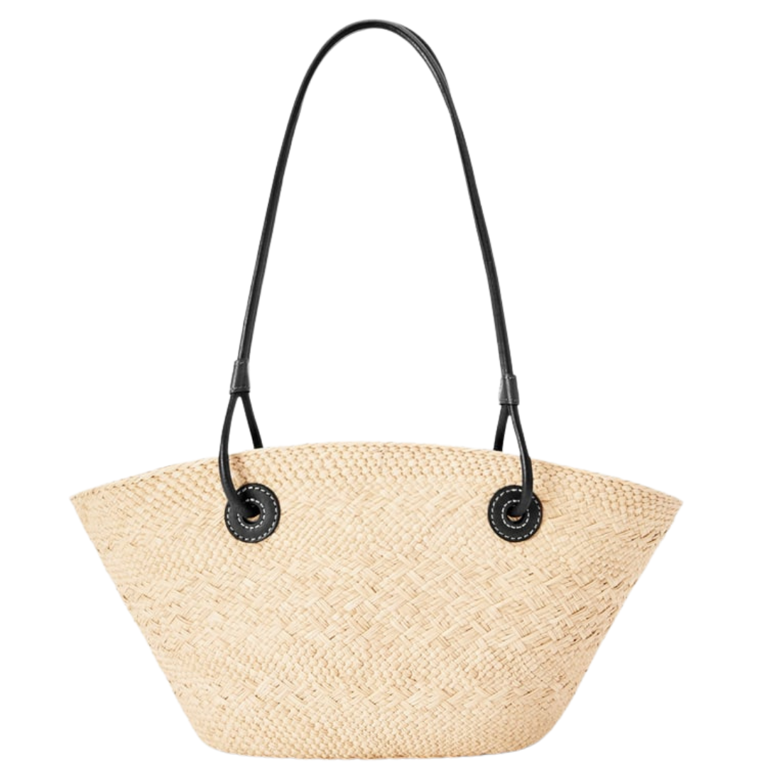 Woven Elegance - Veganes Leder Handtasche