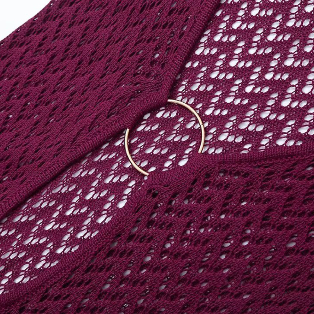 EleganceDrape - Strickkleid