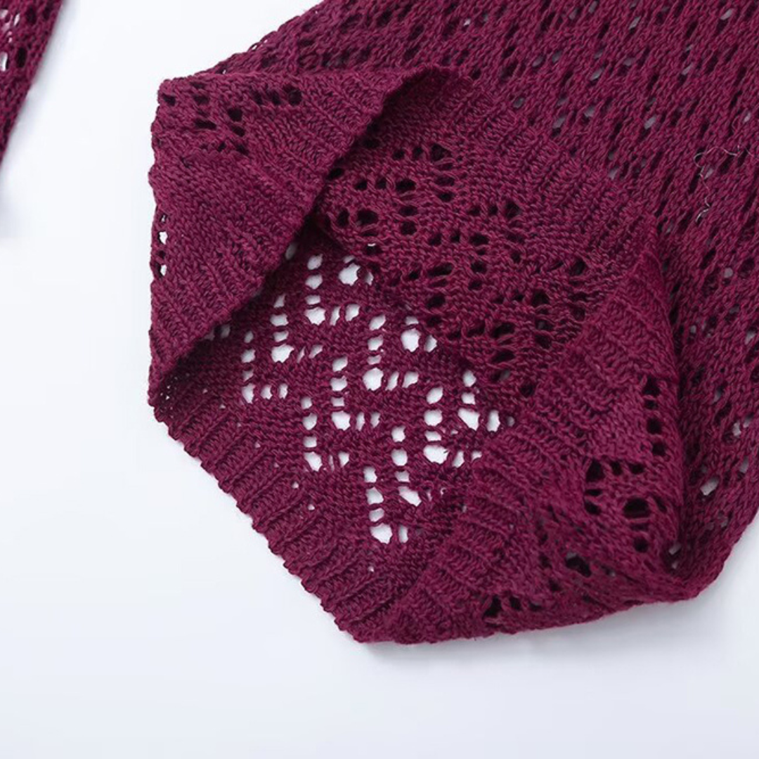 EleganceDrape - Strickkleid