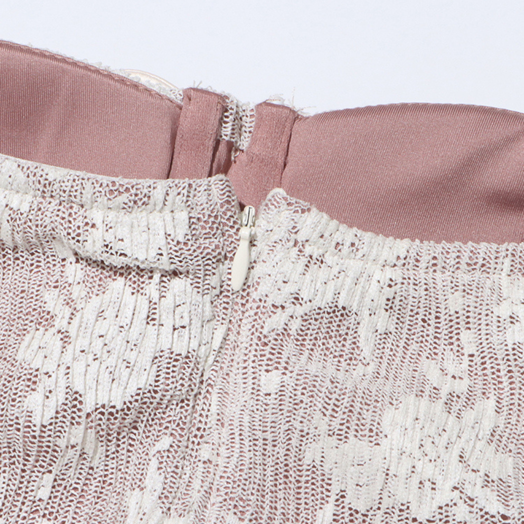 LaceWhisper - Weißes Spitzenkleid