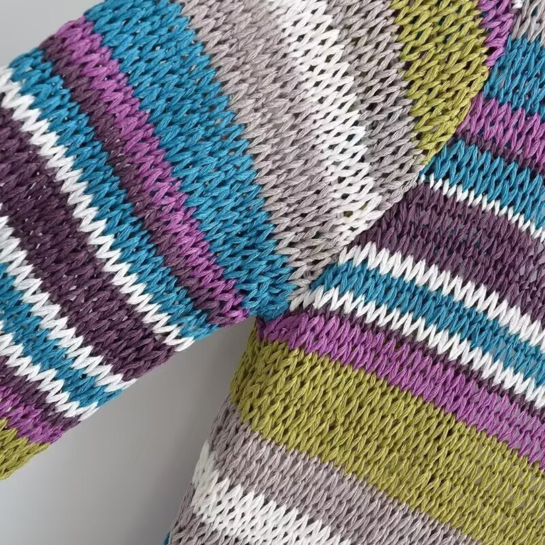 Striped Knitted Dress