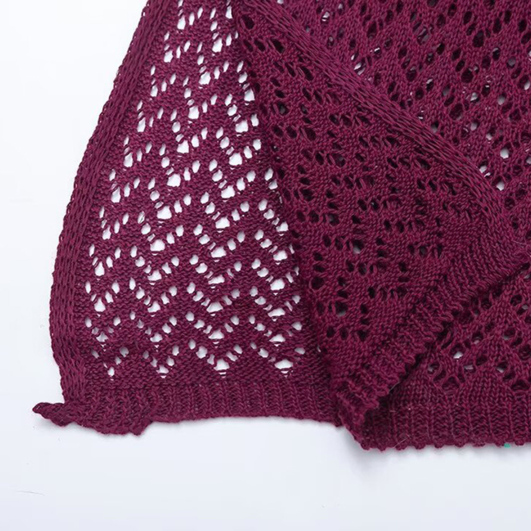 EleganceDrape - Strickkleid