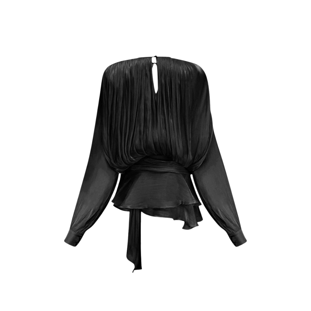 Luića plissiertes, gerüschtes Minikleid