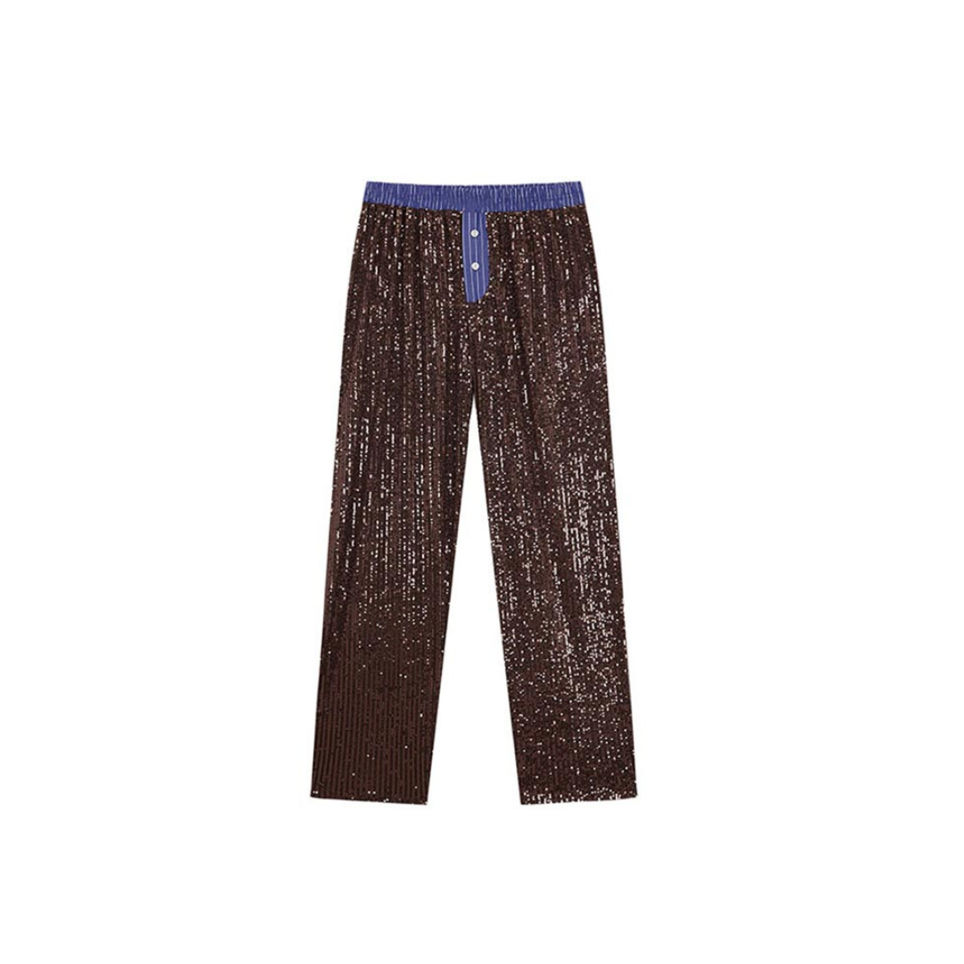 Sparkling Sequin Set - Bluse und Lange Hose