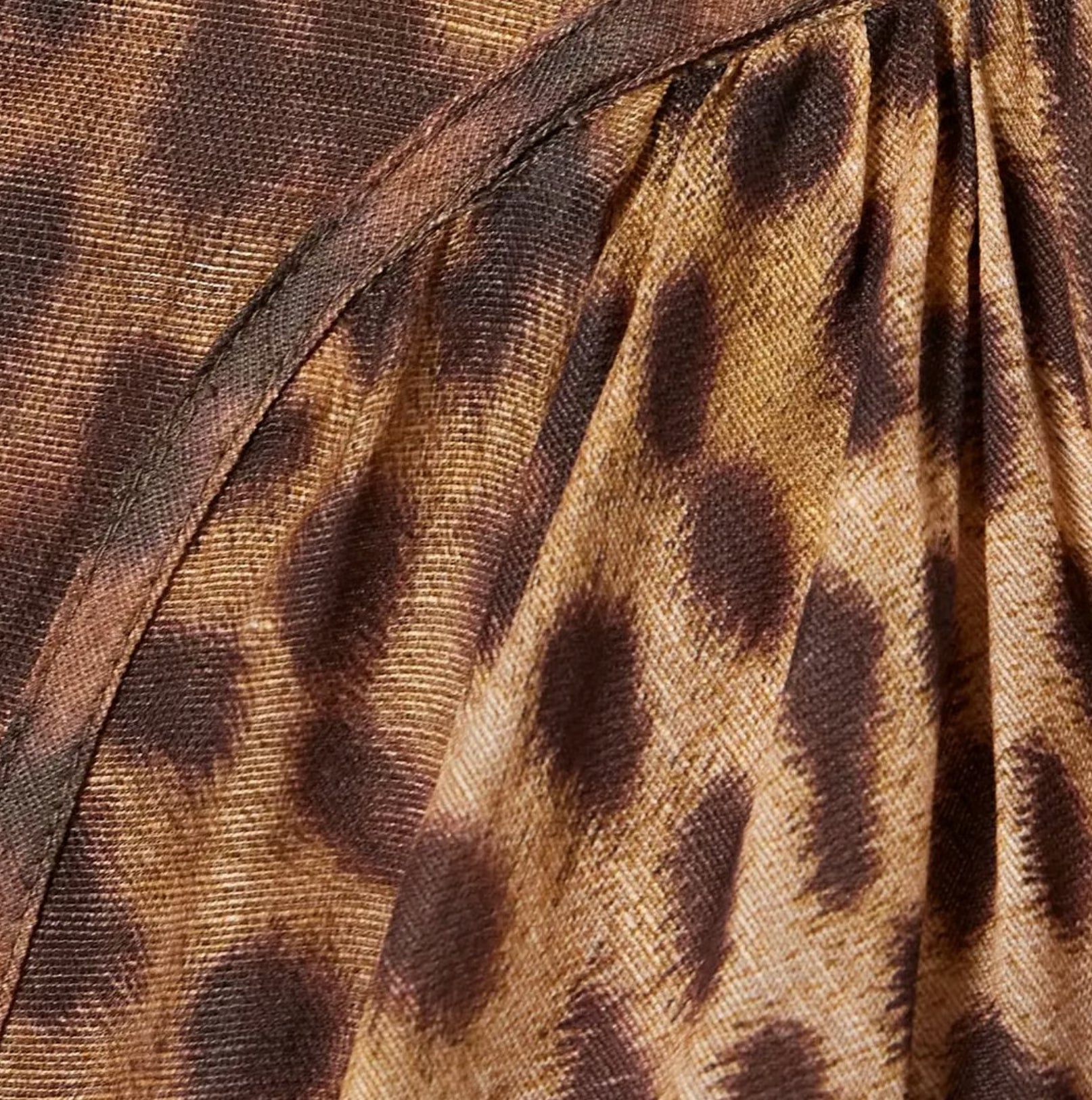 Leoparden-Kleid mit Bustier-Schnitt