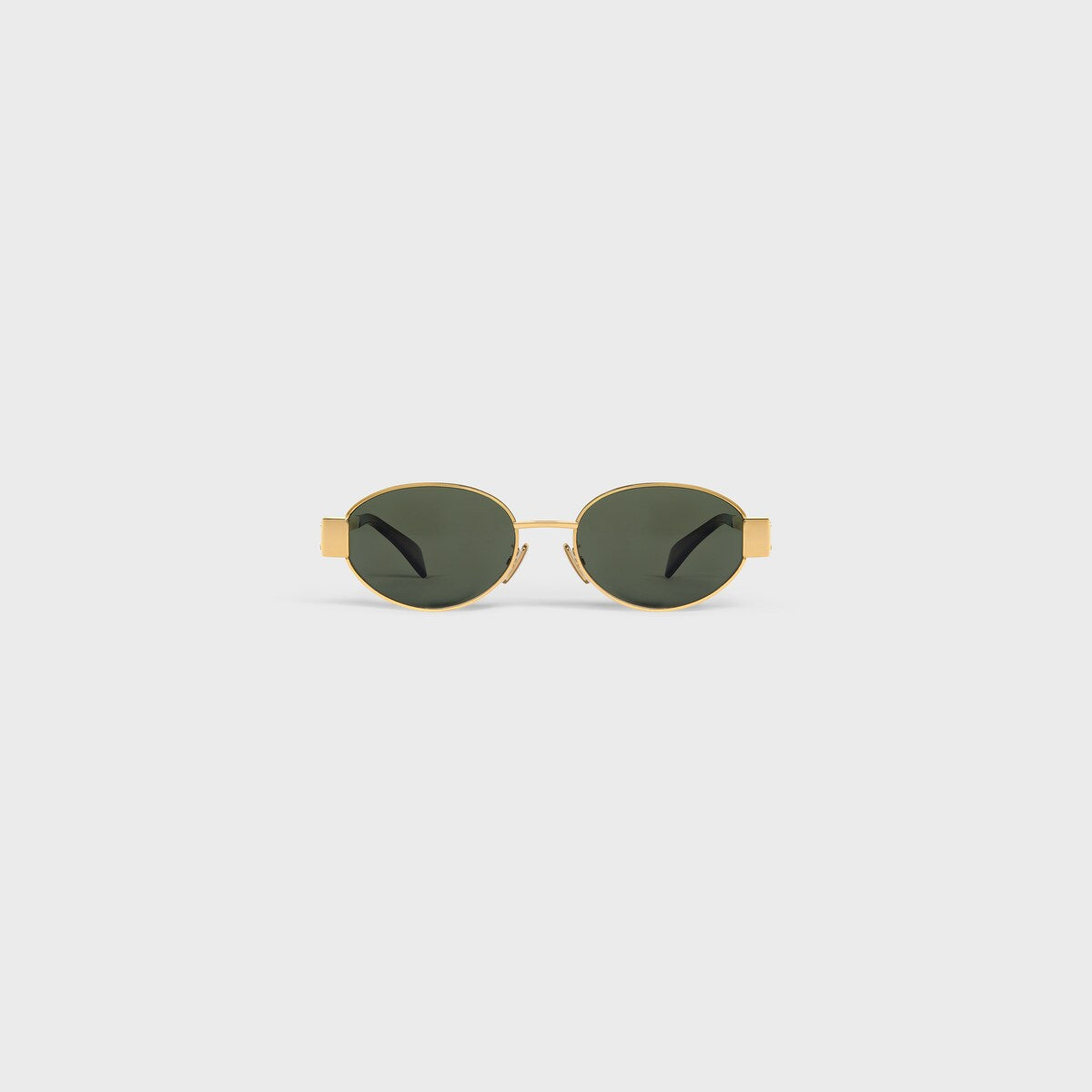 Elegante Oval-Sonnenbrille "Goldrausch"